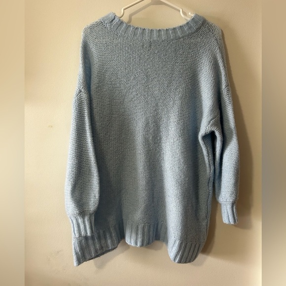 Aerie Blue Knit Sweater - Picture 2 of 3
